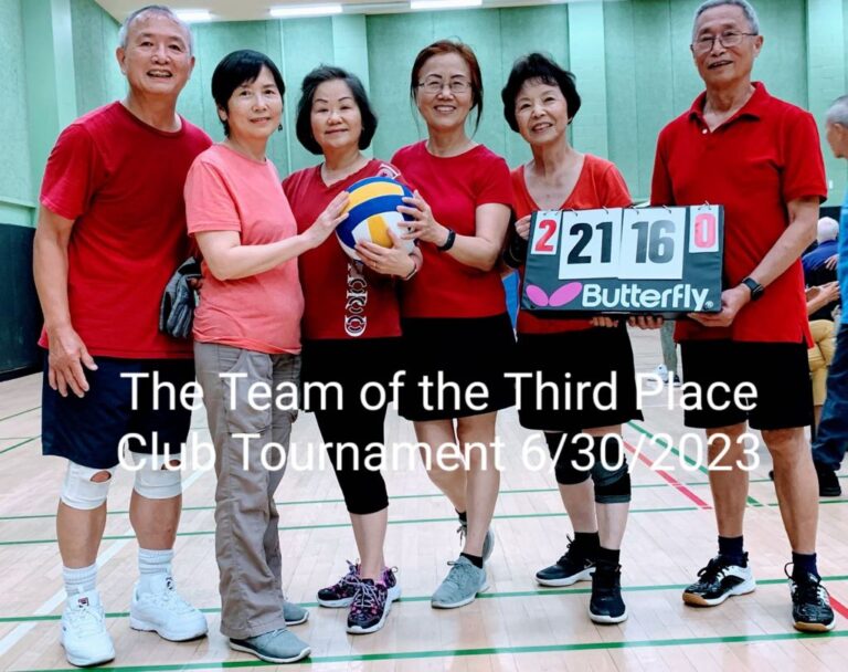 The team winning the Third Place