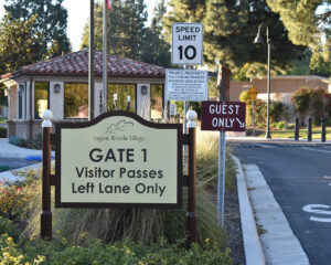 Gate 1 Guest Traffic Lane Closed