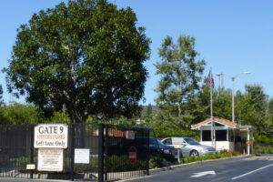 Gate 9 Resident Lane Closed for Repairs