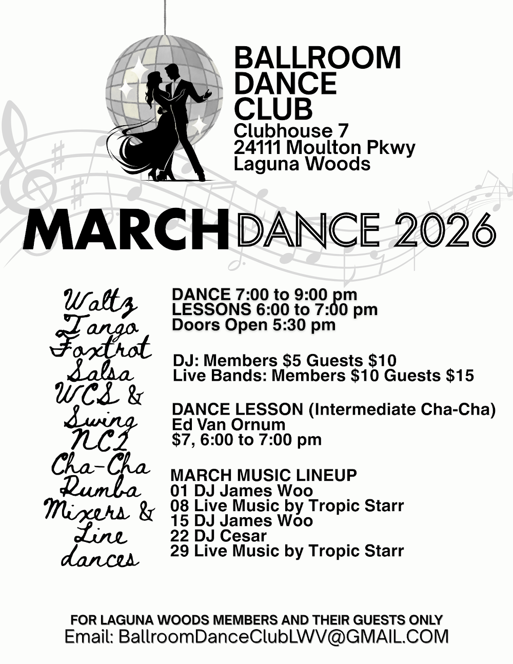 March Flyer